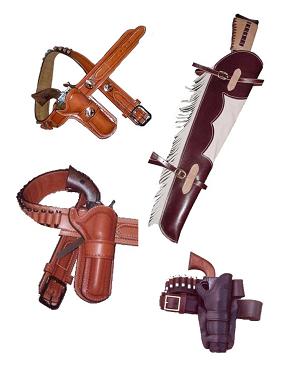 Custom made holsters & gun belts/ rifle scabbards
