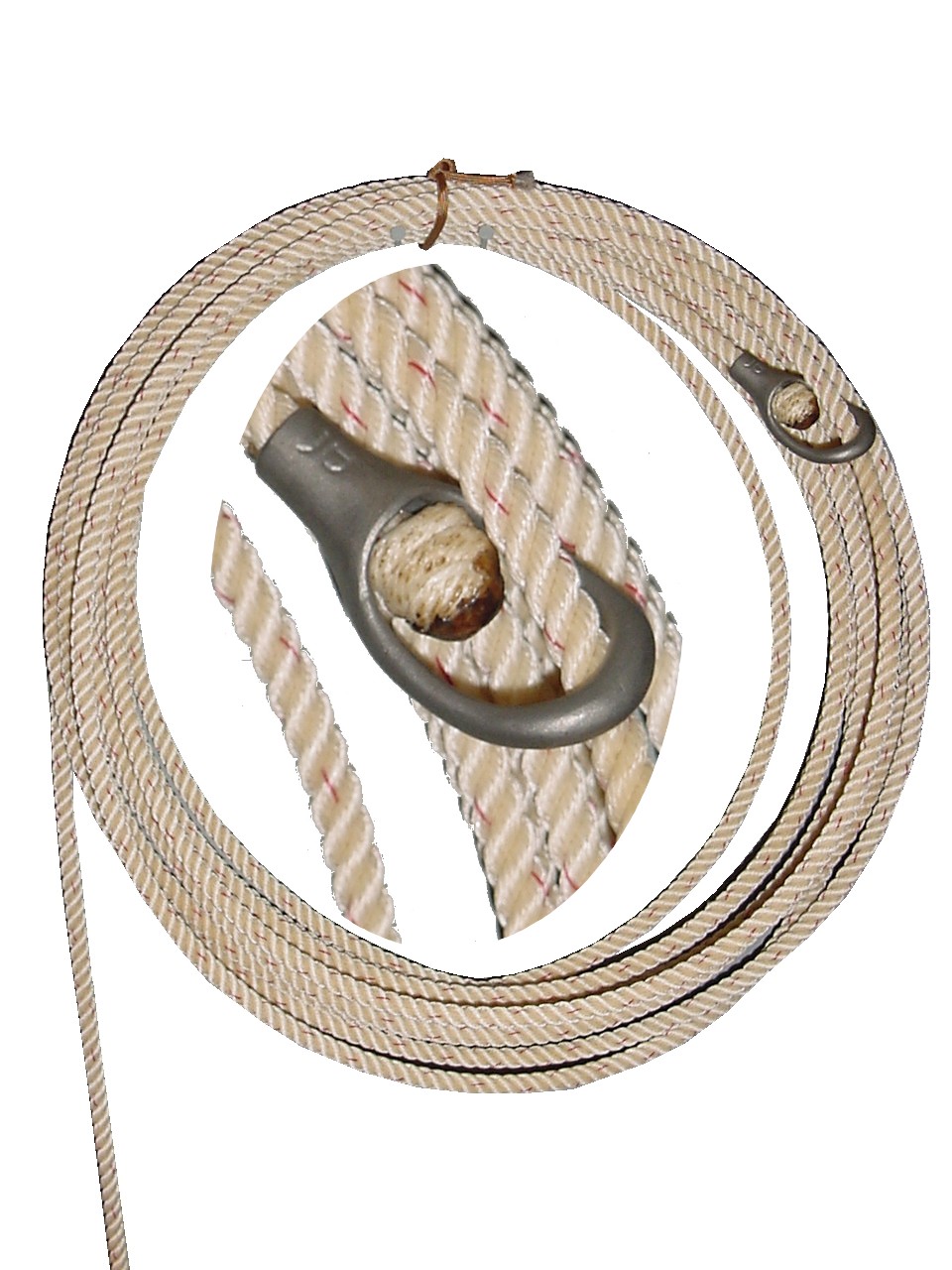 Ranch Rope, Poly blend, 40 & 50 foot/ custom lengths, Metal or rawhide honda